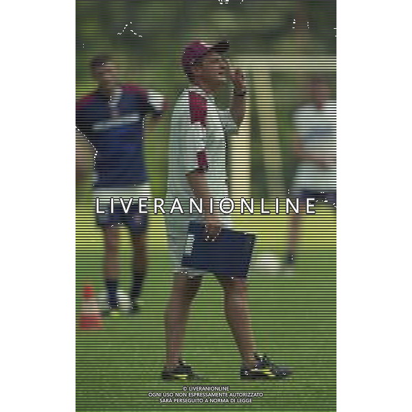 13-07-1999 TENNA ALLENAMENTO PRE CAMPIONATO SALERNITANA CALCIO NELLA FOTO DELIO ROSSI ALLENATORE SALERNITANA CALCIO AG ALDO LIVERANI SAS