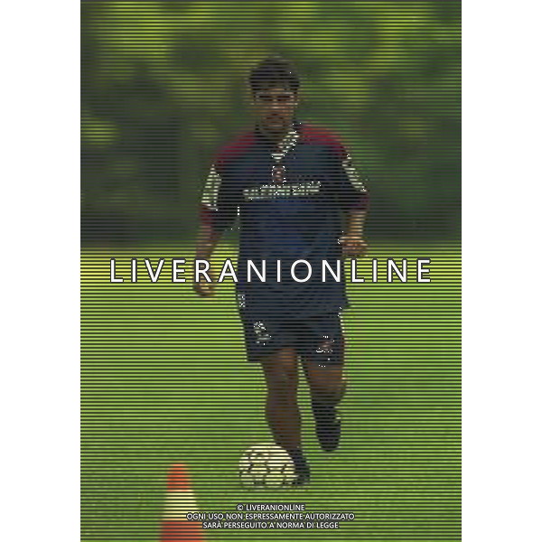 13-07-1999 TENNA ALLENAMENTO PRE CAMPIONATO SALERNITANA CALCIO NELLA FOTO FRANCESCO DI FRANCESCO AG ALDO LIVERANI SAS
