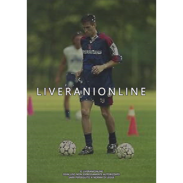 13-07-1999 TENNA ALLENAMENTO PRE CAMPIONATO SALERNITANA CALCIO NELLA FOTO DRAZEN BOLIC AG ALDO LIVERANI SAS