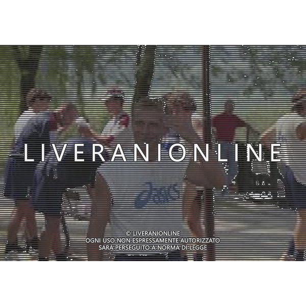13-07-1999 TENNA ALLENAMENTO PRE CAMPIONATO SALERNITANA CALCIO NELLA FOTO ROBERTO BREDA AG ALDO LIVERANI SAS
