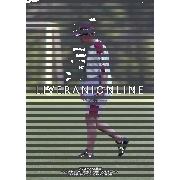 13-07-1999 TENNA ALLENAMENTO PRE CAMPIONATO SALERNITANA CALCIO NELLA FOTO DELIO ROSSI ALLENATORE SALERNITANA CALCIO AG ALDO LIVERANI SAS