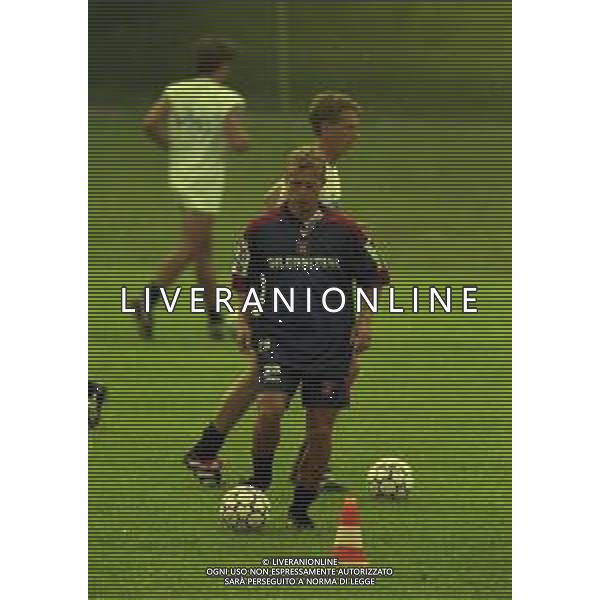 13-07-1999 TENNA ALLENAMENTO PRE CAMPIONATO SALERNITANA CALCIO NELLA FOTO ROBERTO BREDA AG ALDO LIVERANI SAS