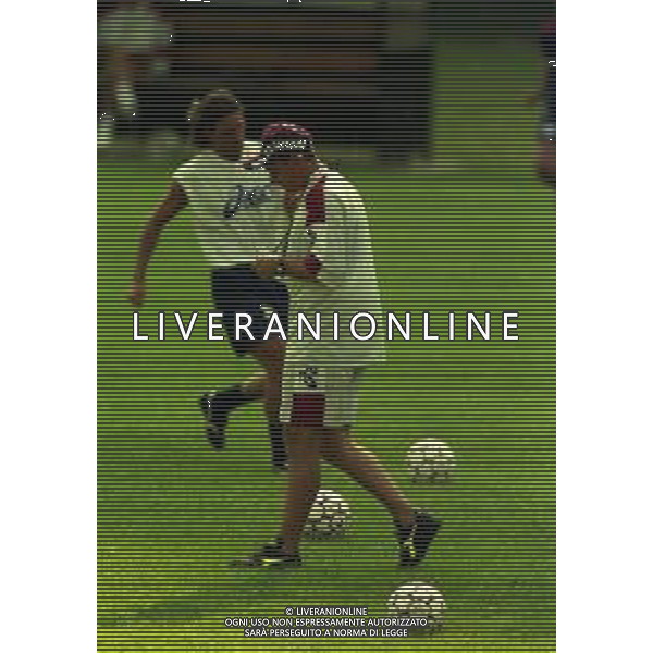 13-07-1999 TENNA ALLENAMENTO PRE CAMPIONATO SALERNITANA CALCIO NELLA FOTO DELIO ROSSI ALLENATORE SALERNITANA CALCIO AG ALDO LIVERANI SAS