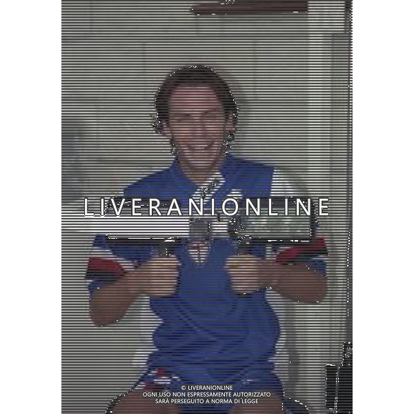 1997 ALLENAMENTO PRECAMPIONATO SAMPDORIA CALCIO NELLA FOTO ALAIN BOGHOSSIAN AG ALDO LIVERANI SAS