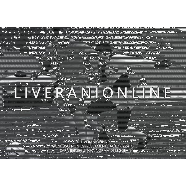 09-02-1986 UDINE CAMPIONATO DI CALCIO SERIE A UDINESE-AVELLINO 3-1 NELLA FOTO AZIONE DI GIOCO AG ALDO LIVERANI SAS