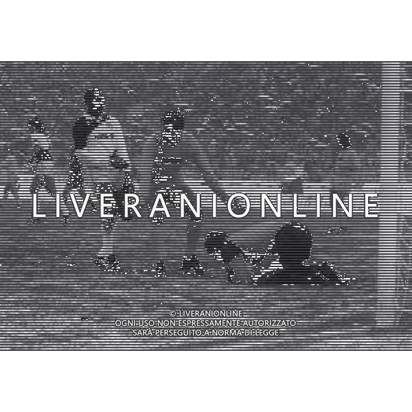 09-02-1986 UDINE CAMPIONATO DI CALCIO SERIE A UDINESE-AVELLINO 3-1 NELLA FOTO AZIONE DI GIOCO AG ALDO LIVERANI SAS