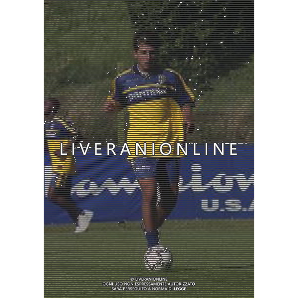 17-07-2000 VALLE D\'AOSTA MORGEX ALLENAMENTO PRE CAMPIONATO PARMA CALCIO NELLA FOTO ALLENAMENTO PARMA CALCIO AG ALDO LIVERANI SAS