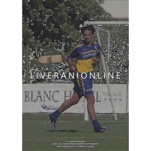 17-07-2000 VALLE D\'AOSTA MORGEX ALLENAMENTO PRE CAMPIONATO PARMA CALCIO NELLA FOTO PAOLO CANNAVARO AG ALDO LIVERANI SAS