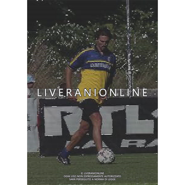 17-07-2000 VALLE D\'AOSTA MORGEX ALLENAMENTO PRE CAMPIONATO PARMA CALCIO NELLA FOTO DINO BAGGIO AG ALDO LIVERANI SAS