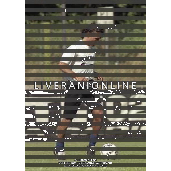 17-07-2000 VALLE D\'AOSTA MORGEX ALLENAMENTO PRE CAMPIONATO PARMA CALCIO NELLA FOTO ANTONIO BENARRIVO AG ALDO LIVERANI SAS