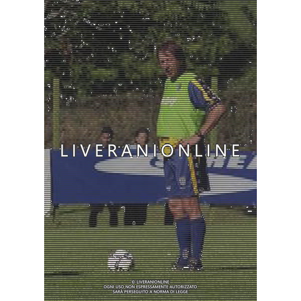 17-07-2000 VALLE D\'AOSTA MORGEX ALLENAMENTO PRE CAMPIONATO PARMA CALCIO NELLA FOTO PIETRO CARMIGNANI AG ALDO LIVERANI SAS