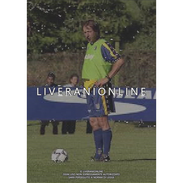 17-07-2000 VALLE D\'AOSTA MORGEX ALLENAMENTO PRE CAMPIONATO PARMA CALCIO NELLA FOTO PIETRO CARMIGNANI AG ALDO LIVERANI SAS