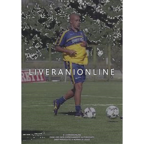 17-07-2000 VALLE D\'AOSTA MORGEX ALLENAMENTO PRE CAMPIONATO PARMA CALCIO NELLA FOTO STEFANO TORRISI AG ALDO LIVERANI SAS