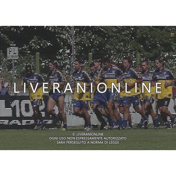 17-07-2000 VALLE D\'AOSTA MORGEX ALLENAMENTO PRE CAMPIONATO PARMA CALCIO NELLA FOTO ALLENAMENTO PARMA CALCIO AG ALDO LIVERANI SAS