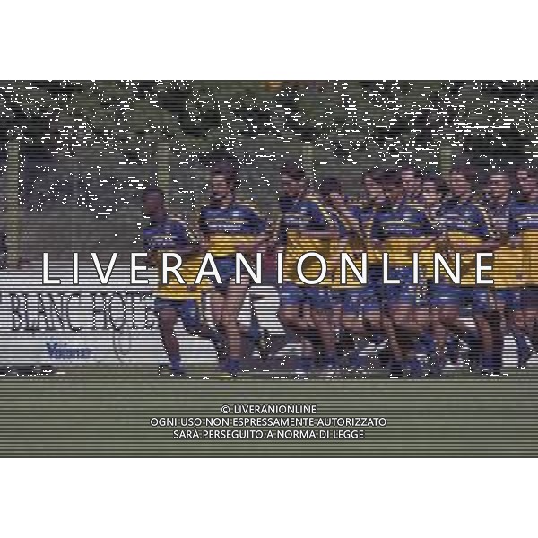 17-07-2000 VALLE D\'AOSTA MORGEX ALLENAMENTO PRE CAMPIONATO PARMA CALCIO NELLA FOTO ALLENAMENTO PARMA CALCIO AG ALDO LIVERANI SAS