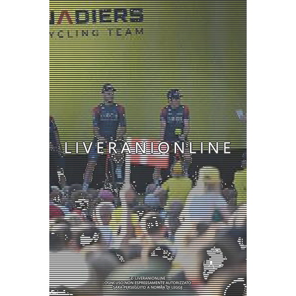 29-06-2022 Presentazione Squadre Tour De France 2022; 2022, Ineos - Grenadiers; Ganna, Filippo; Geraint, Thomas; Copenaghen; ©SIROTTI/AGENZIA ALDO LIVERANI SAS