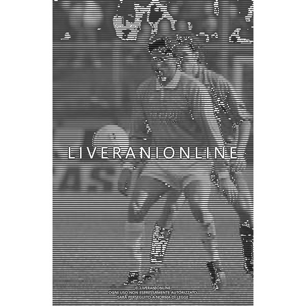 RETROSPETTIVA AGOSTINI MASSIMO CALCIATORE NELLA FOTO CON LA MAGLIA DEL NAPOLI CAMPIONATO CALCIO 1995-1996 ©AG ALDO LIVERANI SAS