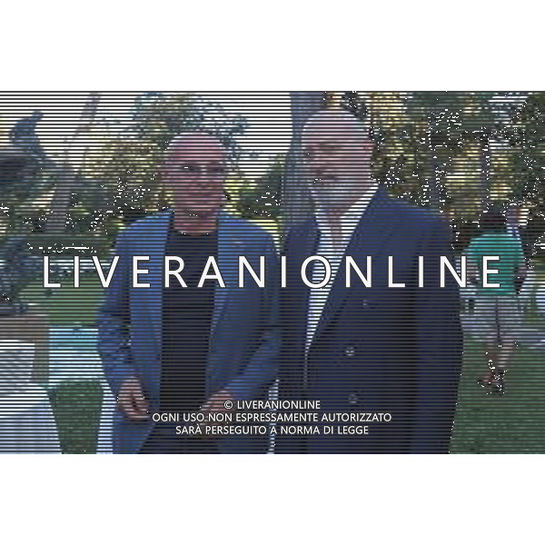 Rimini 30/06/2022 - Inaugurazione del Calcio Mercato 2022/2023 presso il Grand Hotel di Rimini nella foto: arrigo SACCHI E stefano BONACCINI ©Claudio Zamagni/Agenzia Aldo Liverani /AGENZIA ALDO LIVERANI SAS