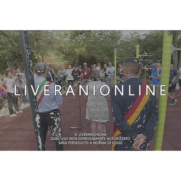 Il Sindaco Roberto Gualtieri e l’Assessora Sabrina Alfonsi all\'inaugurazione di una nuova area fitness progettata e realizzata dal Dipartimento Tutela Ambientale al parco della Caffarella a Roma 02.07.2022 ©ufficio stampa comune roma/AGENZIA ALDO LIVERANI SAS