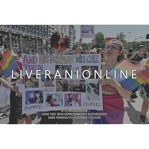 © TVRG Milano Pride Parade Milano 02-07-2022 La Milano Pride Parade foto Roberto Garavaglia/ag. Aldo Liverani sas/AGENZIA ALDO LIVERANI SAS