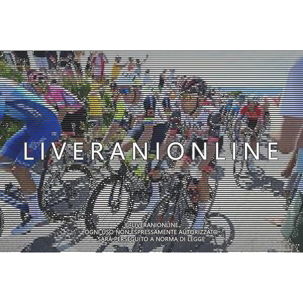 02-07-2022 Tour De France; Tappa 02 Roskilde - Nyborg; 2022, Intermarche - Wanty Gobert; 2022, Uae Emirates; Kristoff, Alexander; Karup Strandbakke; ©SIROTTI/AGENZIA ALDO LIVERANI SAS