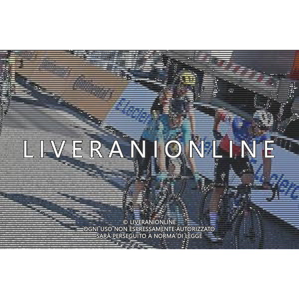 02-07-2022 Tour De France; Tappa 02 Roskilde - Nyborg; 2022, Beb Hotels - Pb Ktm; 2022, Quick Step - Alpha Vinyl; Rolland, Pierre; Senechal, Florian; Nyborg; ©SIROTTI/AGENZIA ALDO LIVERANI SAS