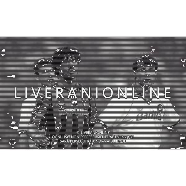 13-03-1991 MILANO SEMIFINALE DI ANDATA COPPA ITALIA MILAN-ROMA 0-0 NELLA FOTO FRANK RIJKAARD E SEBASTIANO NELA AG ALDO LIVERANI SAS