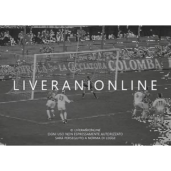 30-03-1993 MILANO SEMIFINALE DI RITORNO COPPA ITALIA MILAN -ROMA 1-0 NELLA FOTO AZIONE DI GIOCO AG ALDO LIVERANI SAS