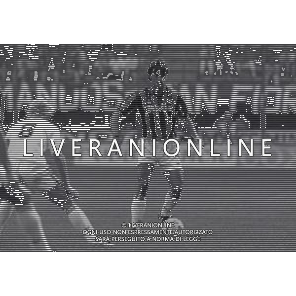 06-09-1992 MILANO CAMPIONATO DI CALCIO SERIE A MILAN -FOGGIA 1-0 NELLA FOTO PAOLO MALDINI AG ALDO LIVERANI SAS