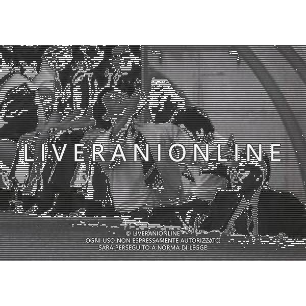 06-09-1992 MILANO CAMPIONATO DI CALCIO SERIE A MILAN -FOGGIA 1-0 NELLA FOTO FABIO CAPELLO ALLENATORE MILAN CALCIO AG ALDO LIVERANI SAS