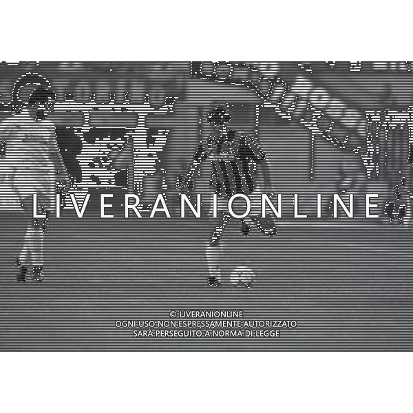 06-09-1992 MILANO CAMPIONATO DI CALCIO SERIE A MILAN -FOGGIA 1-0 NELLA FOTO ALBERICO EVANI AG ALDO LIVERANI SAS