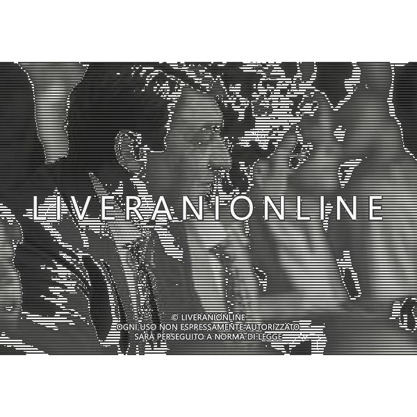 06-09-1992 MILANO CAMPIONATO DI CALCIO SERIE A MILAN -FOGGIA 1-0 NELLA FOTO PASQUALE CASILLO PRESIDENTE FOGGIA CALCIO AG ALDO LIVERANI SAS