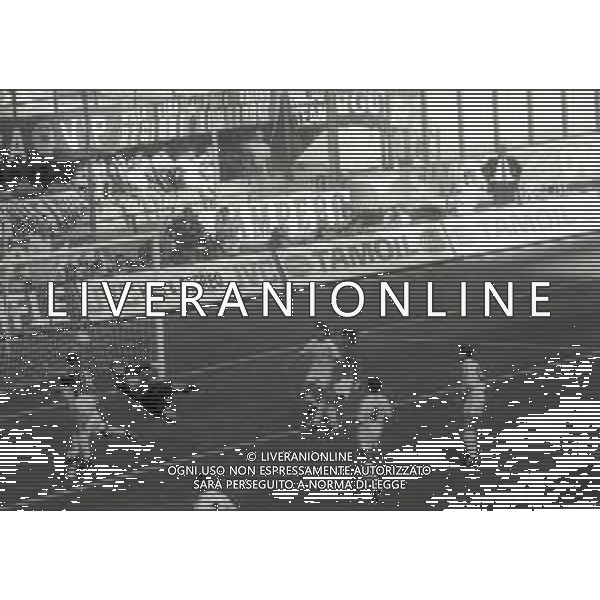 06-09-1992 MILANO CAMPIONATO DI CALCIO SERIE A MILAN -FOGGIA 1-0 NELLA FOTO AZIONE DI GIOCO AG ALDO LIVERANI SAS