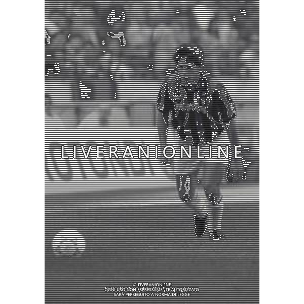 06-09-1992 MILANO CAMPIONATO DI CALCIO SERIE A MILAN -FOGGIA 1-0 NELLA FOTO DEMETRIO ALBERTINI AG ALDO LIVERANI SAS