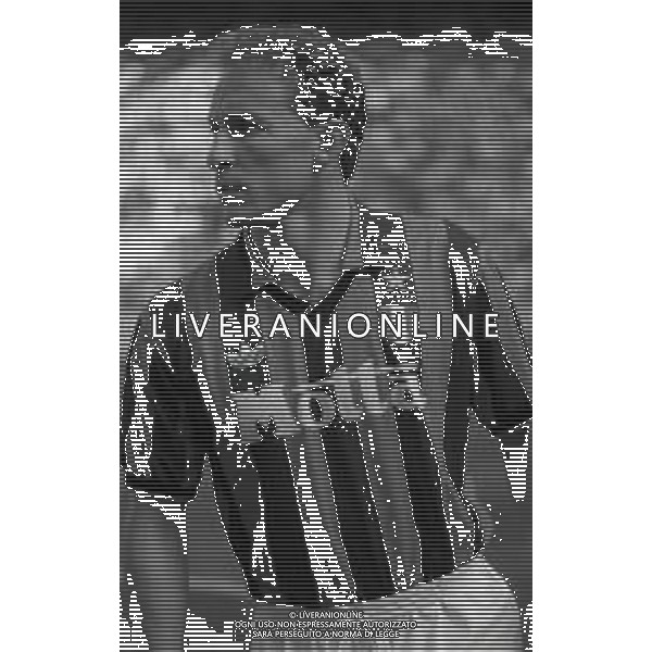 06-09-1992 MILANO CAMPIONATO DI CALCIO SERIE A MILAN -FOGGIA 1-0 NELLA FOTO JEAN PIERRE PAPIN AG ALDO LIVERANI SAS