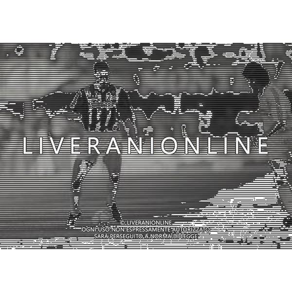 06-09-1992 MILANO CAMPIONATO DI CALCIO SERIE A MILAN -FOGGIA 1-0 NELLA FOTO MARCO VAN BASTEN AG ALDO LIVERANI SAS