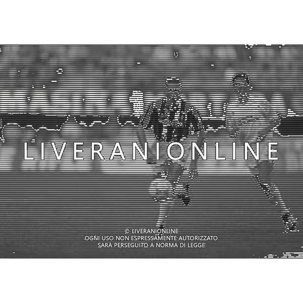 06-09-1992 MILANO CAMPIONATO DI CALCIO SERIE A MILAN -FOGGIA 1-0 NELLA FOTO MARCO VAN BASTEN AG ALDO LIVERANI SAS