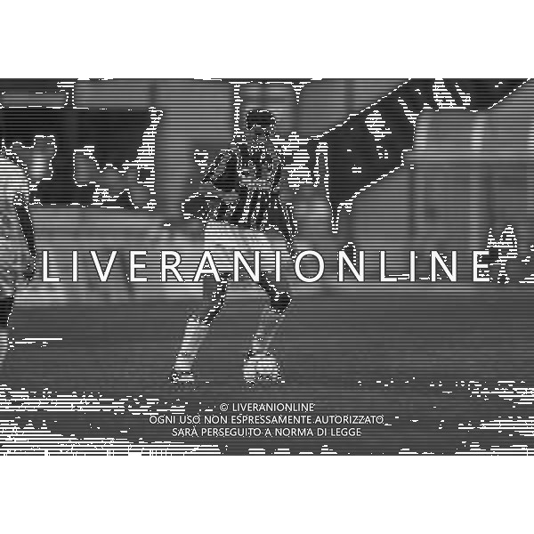 06-09-1992 MILANO CAMPIONATO DI CALCIO SERIE A MILAN -FOGGIA 1-0 NELLA FOTO MAURO TASSOTTI AG ALDO LIVERANI SAS