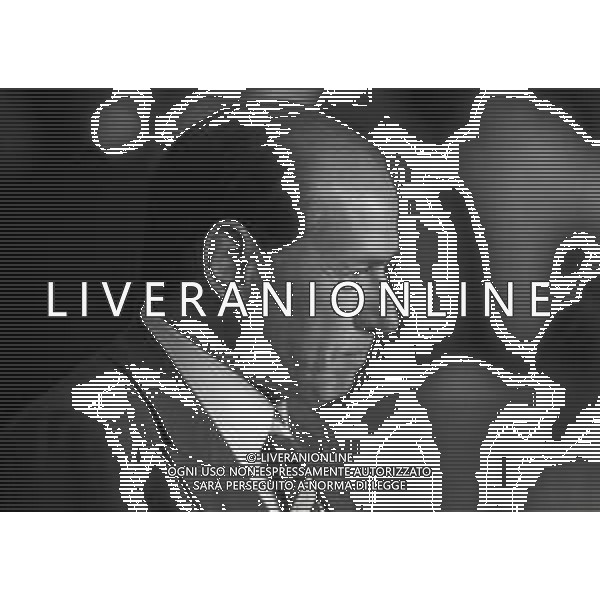 06-09-1992 MILANO CAMPIONATO DI CALCIO SERIE A MILAN -FOGGIA 1-0 NELLA FOTO SILVIO BERLUSCONI IN TRIBUNA AG ALDO LIVERANI SAS