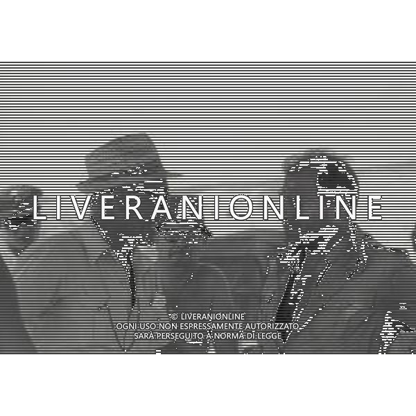 RETROSPETTIVA ENRICO MARIA SALERNO ATTORE NELLA FOTO ENRICO MARIA SALERNO SUL SET DEL FILM“ EL ALAMEIN“ NELL\'ANNO 1968 AG ALDO LIVERANI SAS