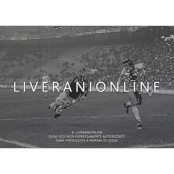 04-11-1992 MILANO OTTAVI DI FINALE DI RITORNO CHAMPIONS LEAGUE MILAN SLOVAN BRATISLAVA 4-0 NELLA FOTO JEAN PIERRE PAPIN AG ALDO LIVERANI SAS