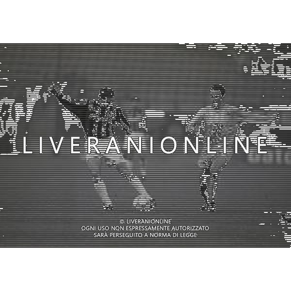 04-11-1992 MILANO OTTAVI DI FINALE DI RITORNO CHAMPIONS LEAGUE MILAN SLOVAN BRATISLAVA 4-0 NELLA FOTO DANIELE MASSARO AG ALDO LIVERANI SAS