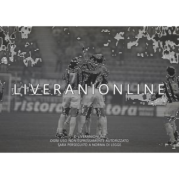 04-11-1992 MILANO OTTAVI DI FINALE DI RITORNO CHAMPIONS LEAGUE MILAN SLOVAN BRATISLAVA 4-0 NELLA FOTO ABBRACCI GIOCATORI MILAN DOPO IL GOAL AG ALDO LIVERANI SAS