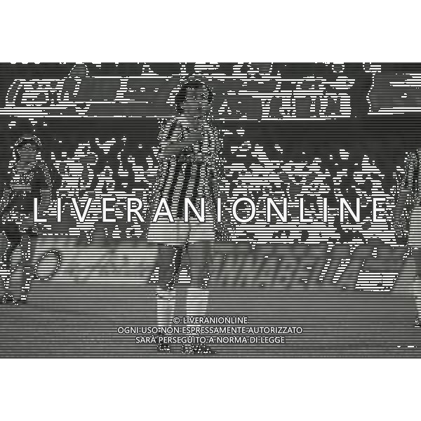 23-10-1985 VERONA COPPA CAMPIONI OTTAVI DI FINALE ANDATA VERONA-JUVENTUS 0-0 NELLA FOTO MICHEL PLATINI AG ALDO LIVERANI SAS