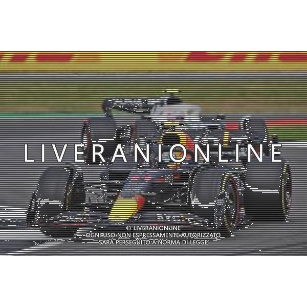 Sergio Perez (MEX) Red Bull Racing RB18. 03.07.2022. Formula 1 World Championship, Rd 10, British Grand Prix, Silverstone, England, Race Day. - www.xpbimages.com, EMail: requests@xpbimages.com © Copyright: Coates / XPB Images/AGENZIA ALDO LIVERANI SAS - ITALY ONLY EDCITORIAL USE ONLY
