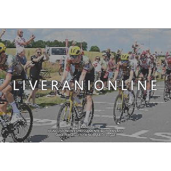 03-07-2022 Tour De France; Tappa 03 Vejle - Sonderborg; 2022, Jumbo - Visma; Vingegaard, Jonas; Van Hooydonck, Nathan; ©SIROTTI/AGENZIA ALDO LIVERANI SAS