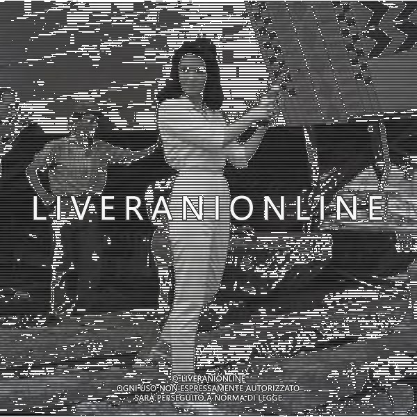 RETROSPETTIVA LINDA CRISTAL ATTRICE NELLA FOTO LINDA CRISTAL A ROMA NELL\'ANNO 1958 FOTO SANDRO VESPASIANI-AG ALDO LIVERANI SAS