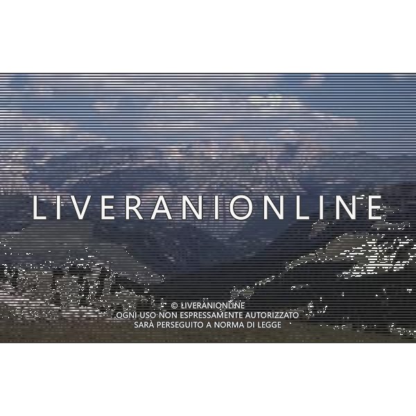Veduta delle Montagne delle Dolomiti - gruppo montuoso del Puez ©Archivio Giovanni Liverani/AG ALDO LIVERANI SAS