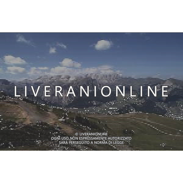 Veduta delle Montagne delle Dolomiti - gruppo montuoso del Puez ©Archivio Giovanni Liverani/AG ALDO LIVERANI SAS