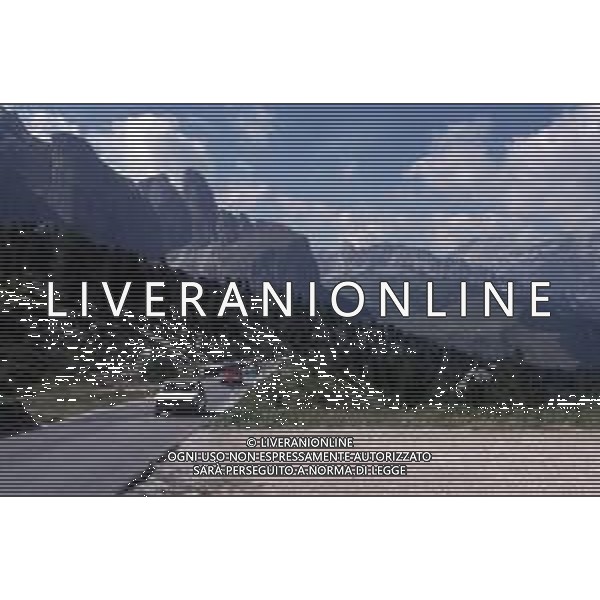 Veduta delle Montagne delle Dolomiti - gruppo montuoso del Puez Gruppo del Sella ©Archivio Giovanni Liverani/AG ALDO LIVERANI SAS